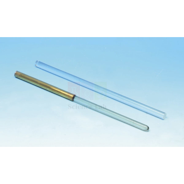 Friction Rod, Glass/Brass, 300mm